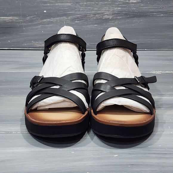 Naturalizer Georgette Sandals Slingback 10.5 Black Strappy Open‎ Toed - Picture 8 of 16